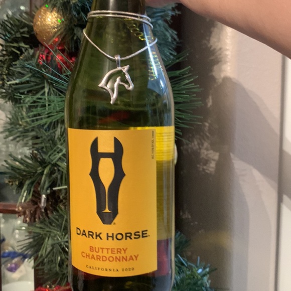 Horse 🐴  Head Silhouette 925 Silver Necklace - Picture 4 of 8